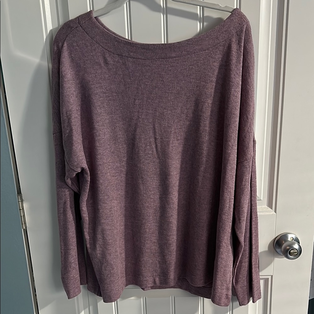 Purple Long Sleeve Sweater